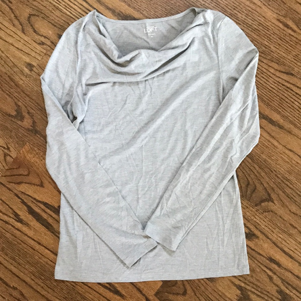 LOFT cowl neck top